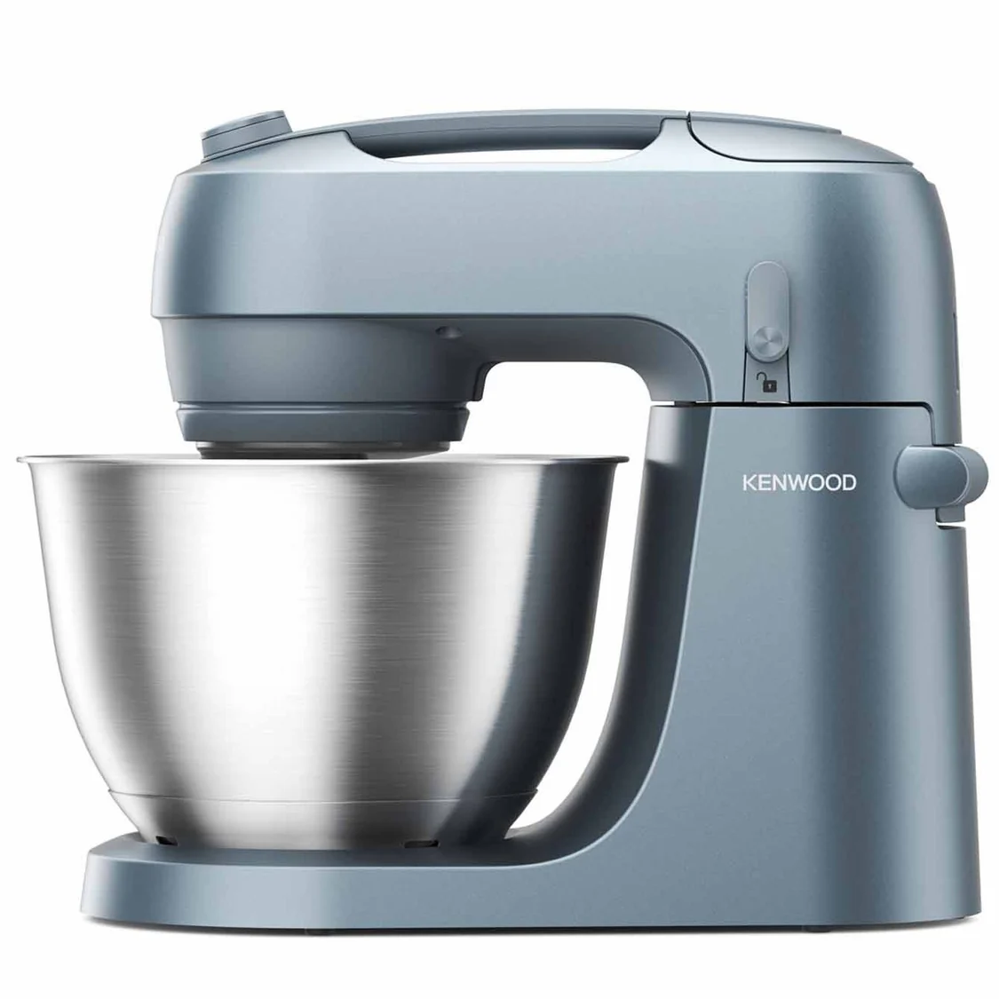KZM35.000GY 4L Stand Mixer - 350W Powerful Electric Kitchen Mixer with 4L Stainless Steel Bowl, 6 Speed Settings for Baking, Whipping, Kneading Dough - Perfect for Cakes, Cookies, Bread & Pastry Making