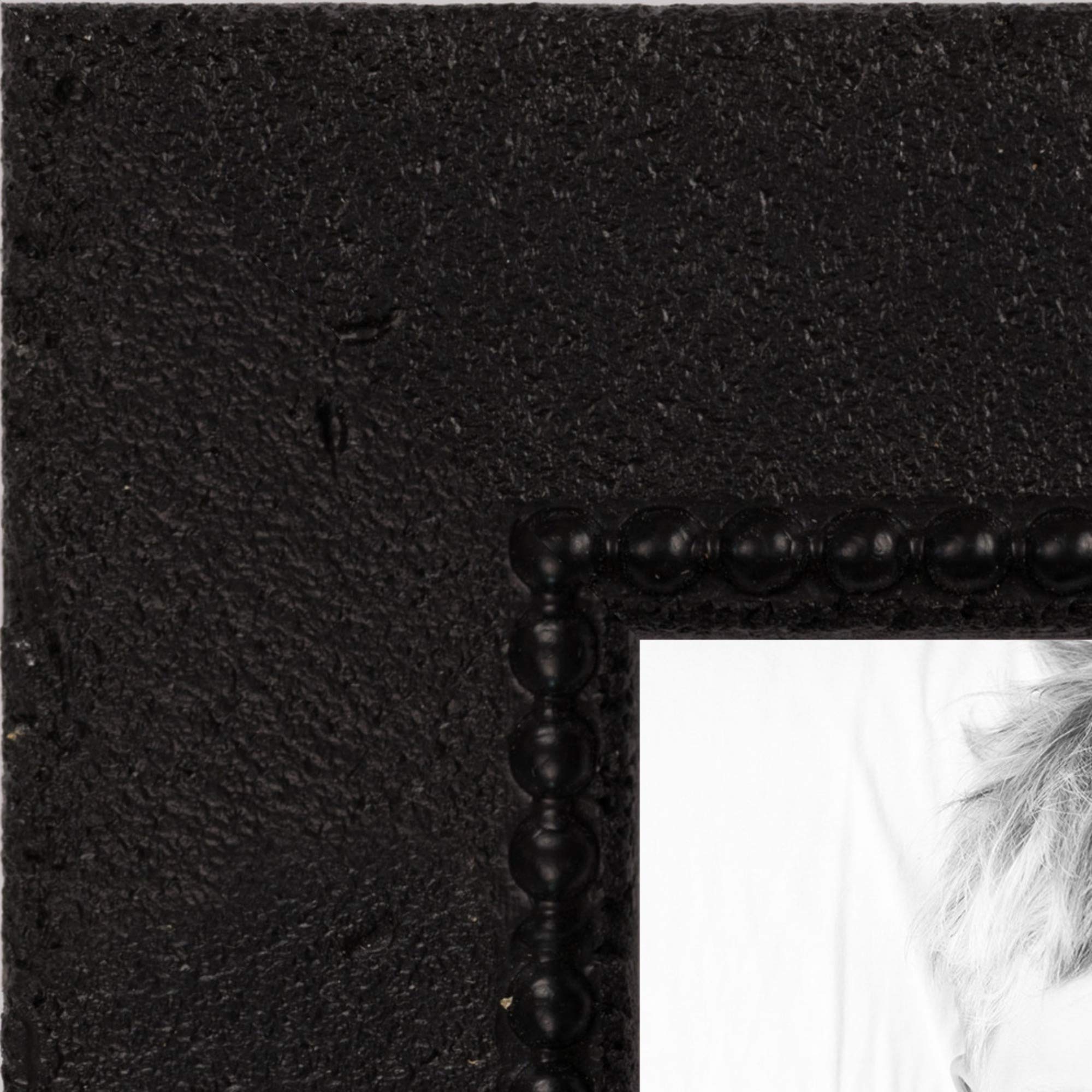 ArtToFrames 4x6 Inch Stucco Black Wood Picture Frame - Classic Home Decor for Photos, Artwork & Wall Display (WOMTM414-39-4x6) | Perfect for Living Room, Bedroom & Office Decorations