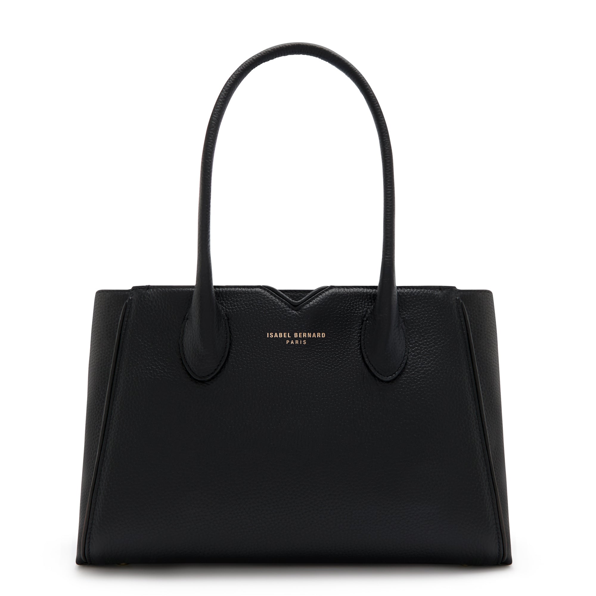 Honoré Cloe Midi Black Calfskin Leather Handbag for Women - Elegant Designer Purse for Work, Evening Events & Daily Use