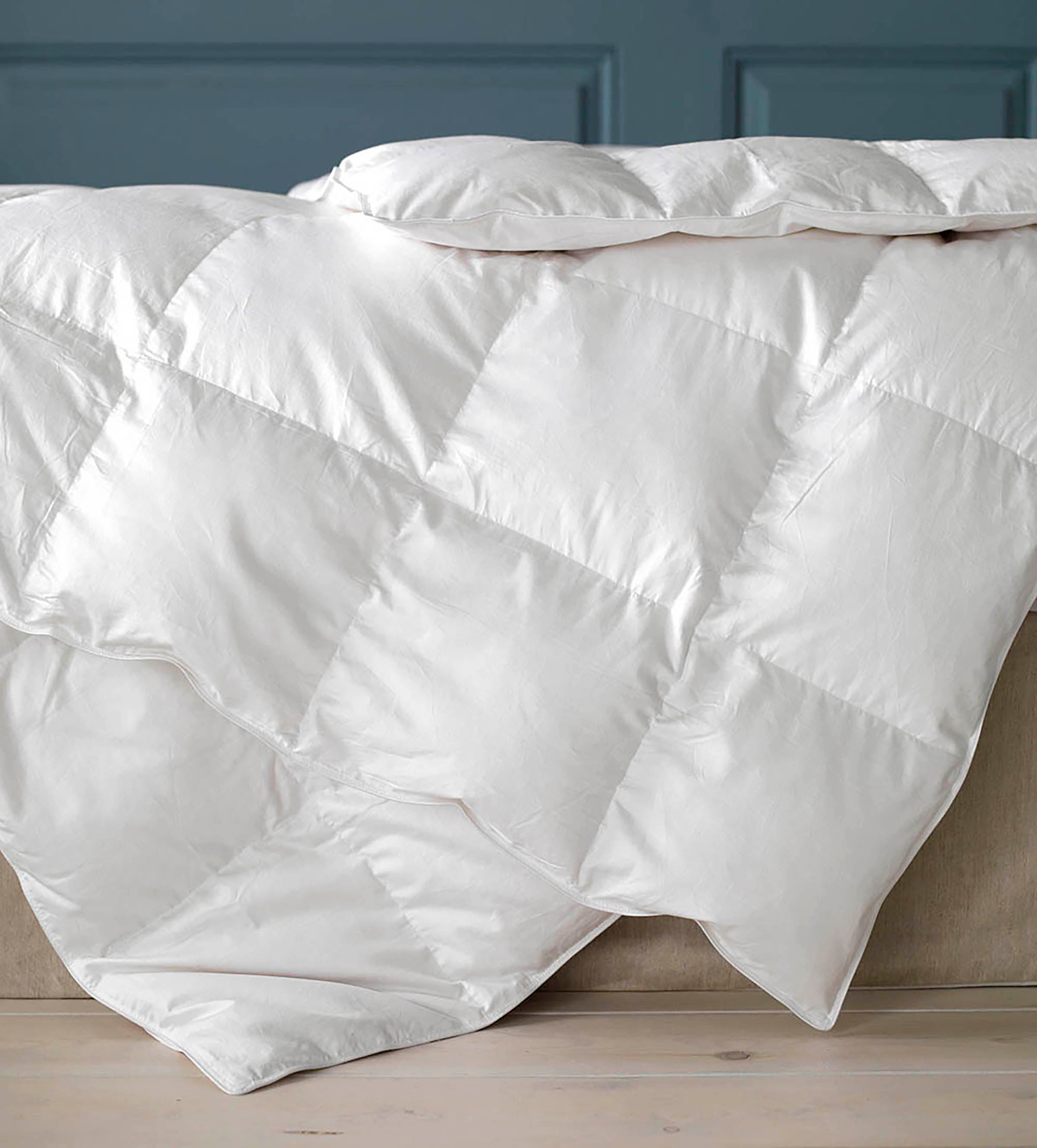 Premium Hungarian Goose Feather & Down Bedding Set - Ultra Soft & Hypoallergenic for All-Season Comfort - Perfect for Master Bedrooms, Guest Rooms & Luxury Hotels