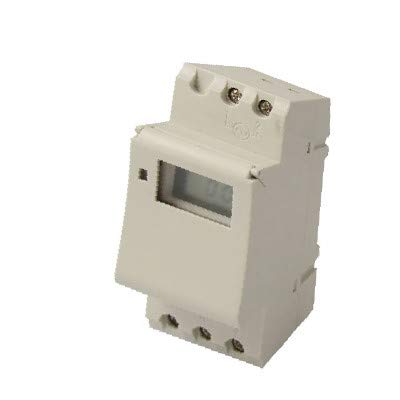 X-DREE KI206 Digital LCD Weekly Programmable Timer Switch - 220V AC Power Time Relay for Home & Office Automation - Perfect for Lights, Appliances, and HVAC Control