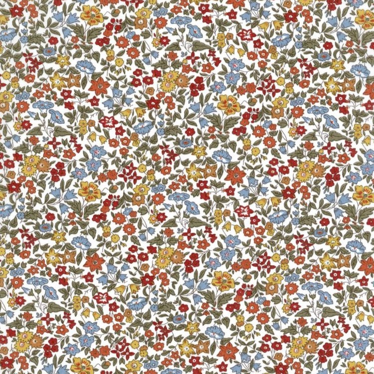 Liberty Tana Lawn 2009C Ava C Floral Print Cotton Fabric - Perfect for Dresses, Blouses & Quilting Projects