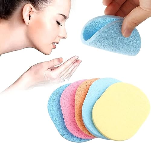 Boxo Facial Cleansing Sponge - Soft Makeup Remover Puff for Gentle Exfoliation & Deep Cleaning - Ideal for Home & Salon Use (Pack of 1, Face Sponge-3) - Perfect for Daily Skincare & Professional Makeup Removal