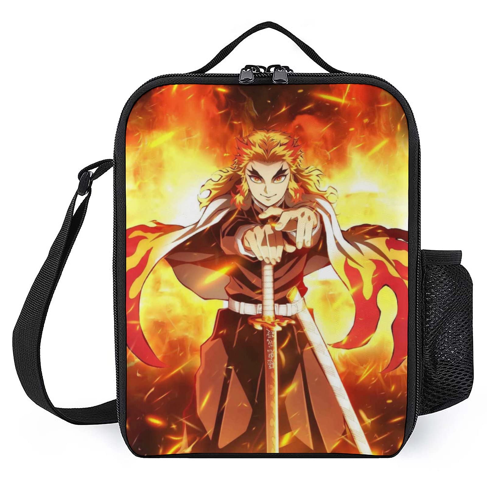 Portable Anime Lunch Bag - Waterproof Insulated Cooler Tote for Men, Women & Teens - Perfect for School, Work, Picnics & Outdoor Activities