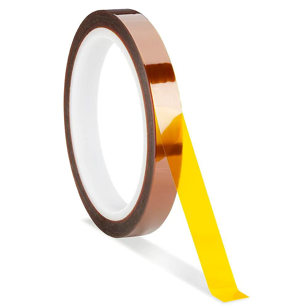 High Temperature Resistant 10mm Polyimide Tape - 30m Heat Resistant Kapton Tape for Electronics Repair, PCB Insulation & 3D Printer Bed Adhesion
