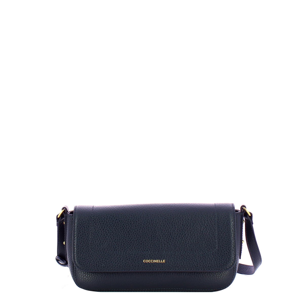 Coccinelle Hydra Midnight Blue Small Crossbody Bag for Women | Genuine Leather Handbag | Fashionable Shoulder Purse | Perfect for Work, Travel & Evening Out