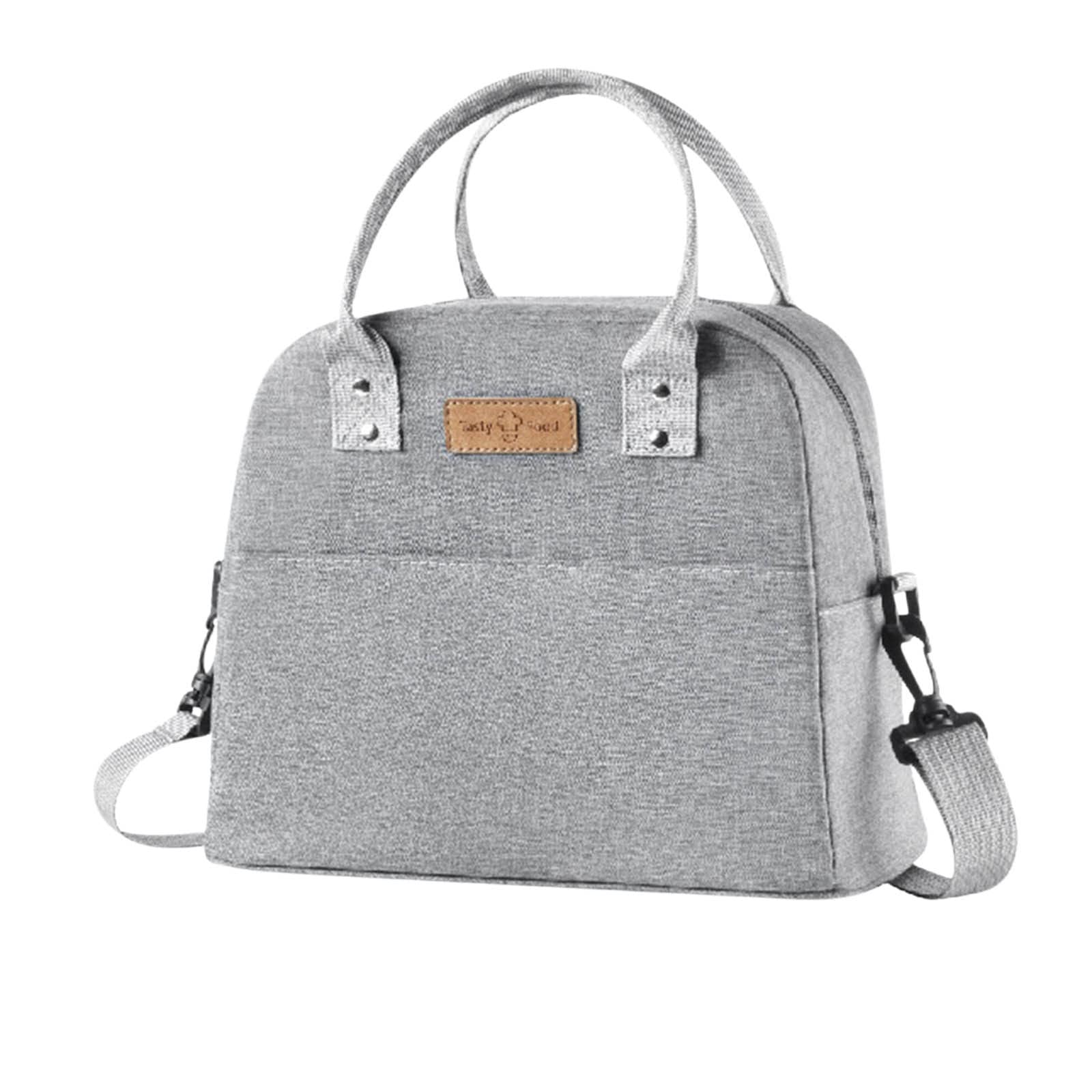 Insulated Lunch Bag for Women - Large Oxford Cloth Thermal Lunch Tote with Ice Pack - Perfect for Work, School, Picnics, Travel & Shopping - Portable Bento Box Carrier & Multi-Functional Cooler Bag