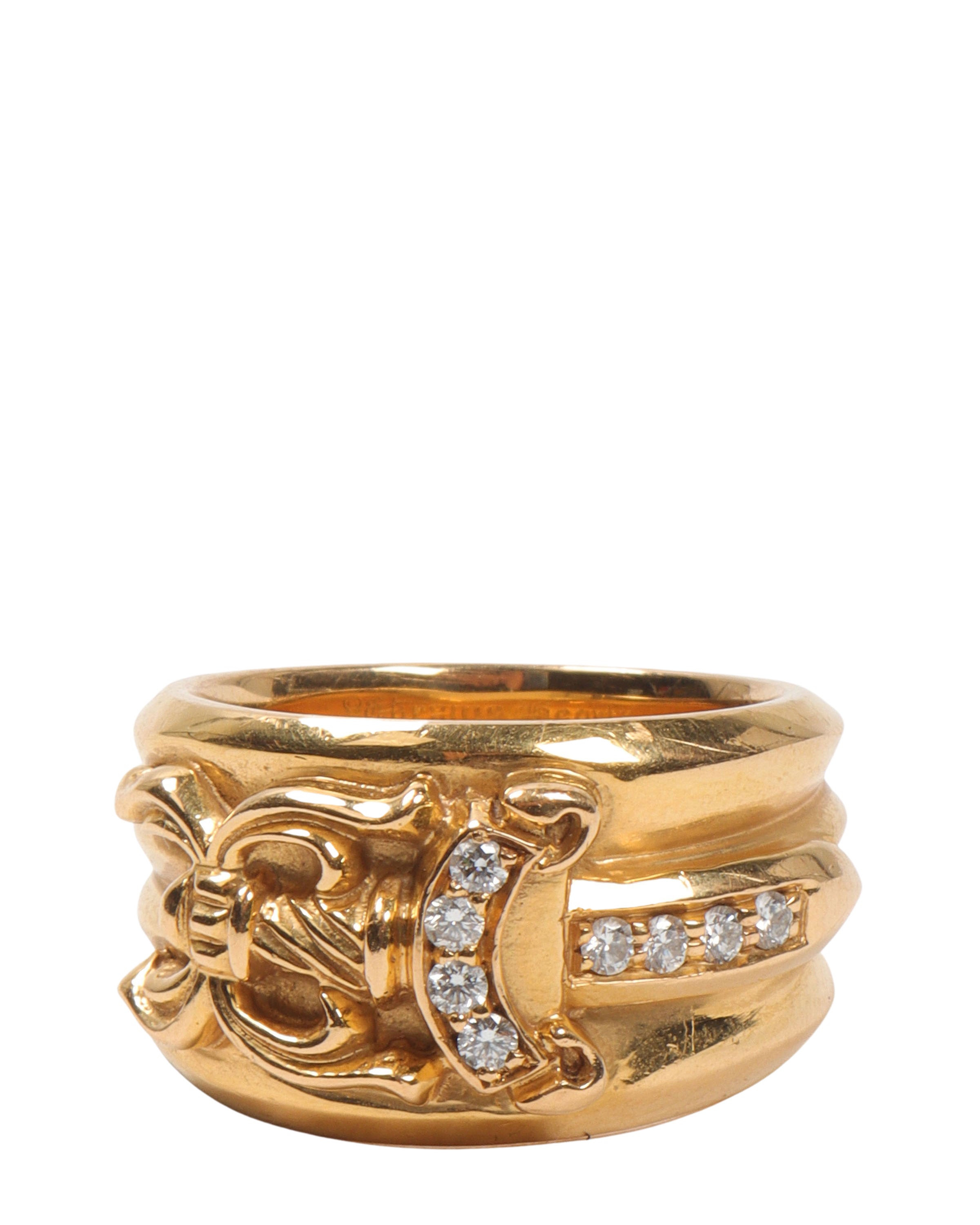 22k Gold Diamond Dagger Ring for Women - Luxury Statement Jewelry for Parties, Weddings & Special Occasions