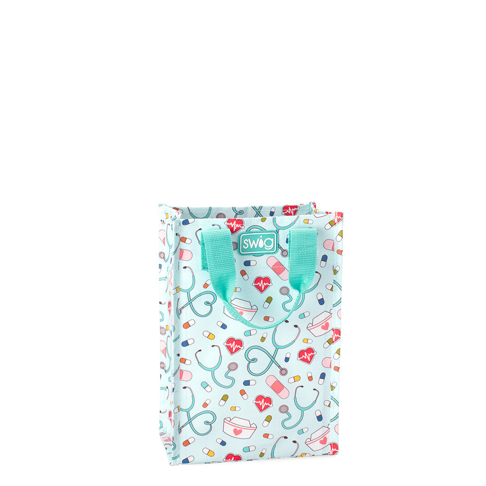 Scrub Life Reusable Gift Bags - Eco-Friendly Tall Gift Bags for Christmas, Birthdays & Special Occasions | Perfect for Nurses, Teachers & Healthcare Professionals