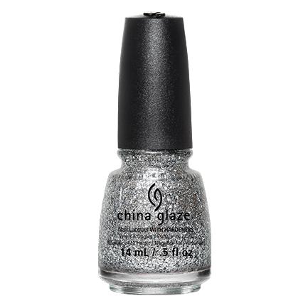China Glaze Silver Of Sorts Nail Polish - 0.5 oz / 15ml (#82699) - Metallic Silver Shade for Professional Manicures & Home Nail Art