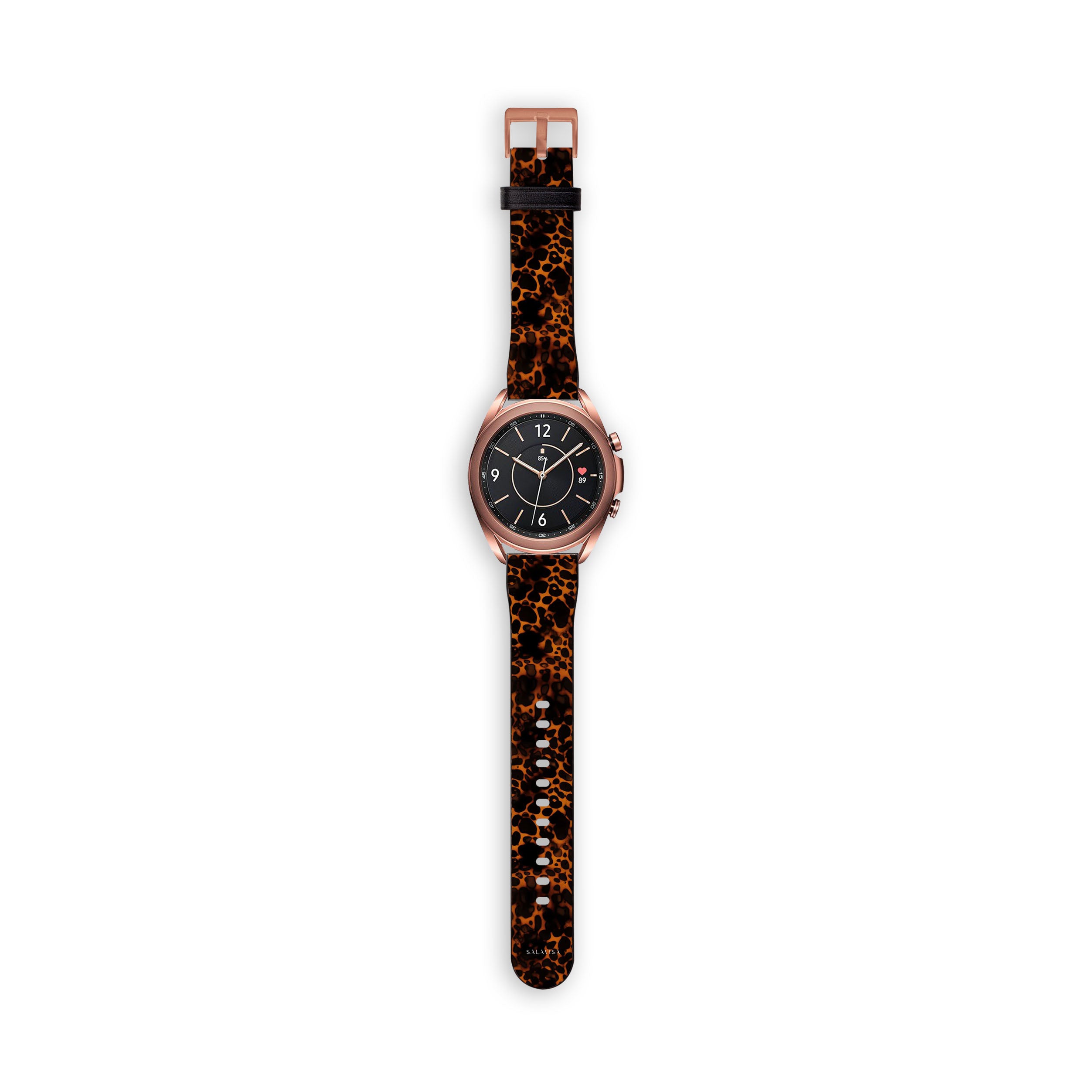 Leopard Print Fabric Galaxy Watch Band - Stylish & Comfortable Strap for Samsung Galaxy Watch - Perfect for Workouts, Casual Wear & Fashion Accessories