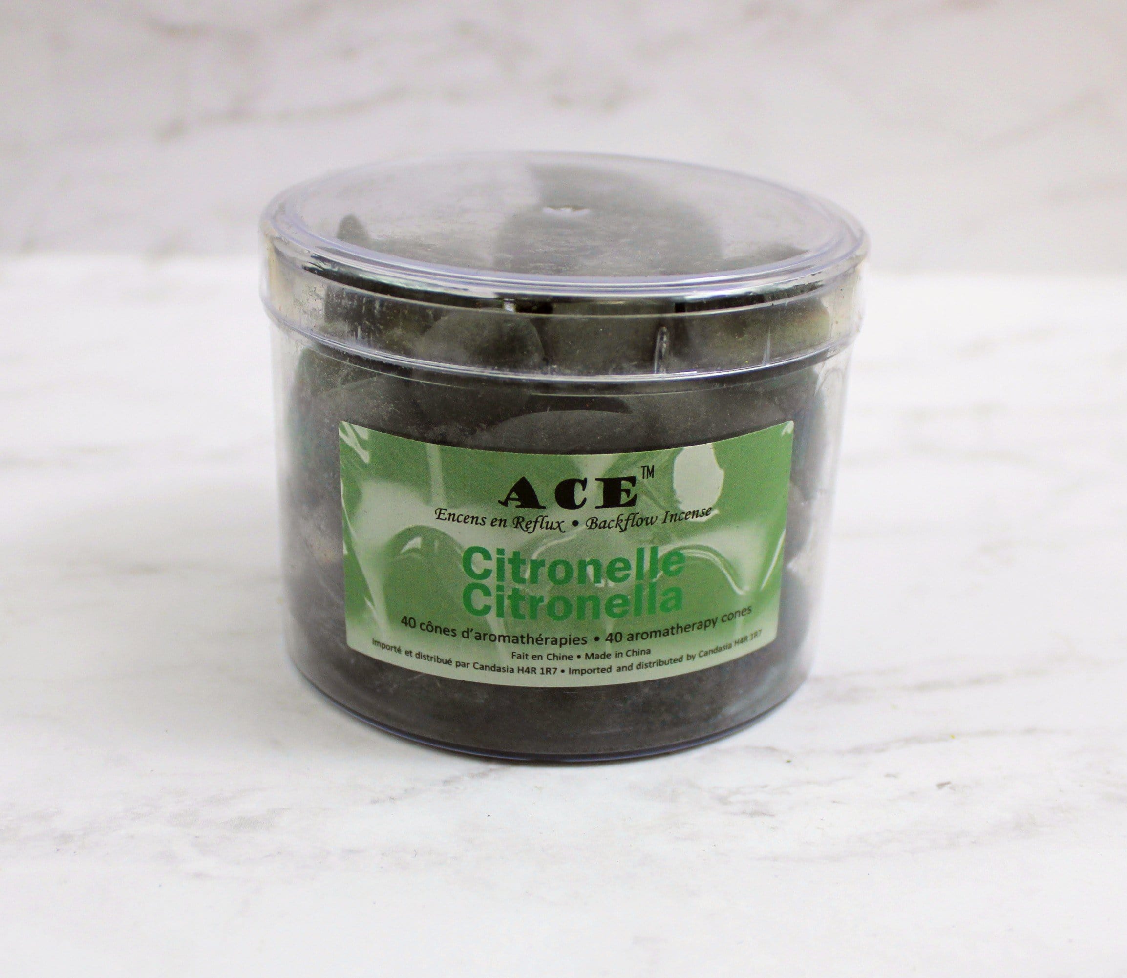 Natural Citronella Backflow Cone Incense for Outdoor Mosquito Repellent - Perfect for Patio, Garden, and Camping Use