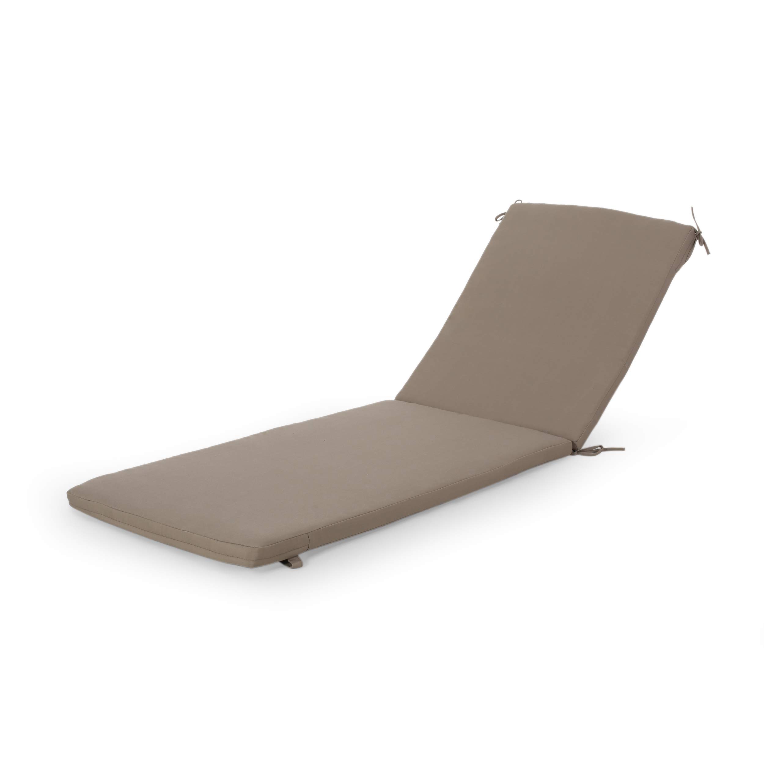 Premium Madge Outdoor Fabric Lounge Cushion - Waterproof & UV Resistant Patio Furniture Cushion in Khaki - Perfect for Poolside, Garden, Deck & Backyard Relaxation