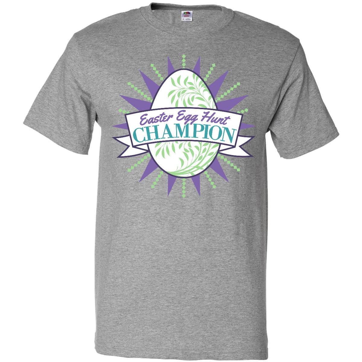 Inktastic Easter Egg Hunt Champion Purple T-Shirt - Fun Holiday Gift for Easter Egg Hunters & Spring Festival Activities
