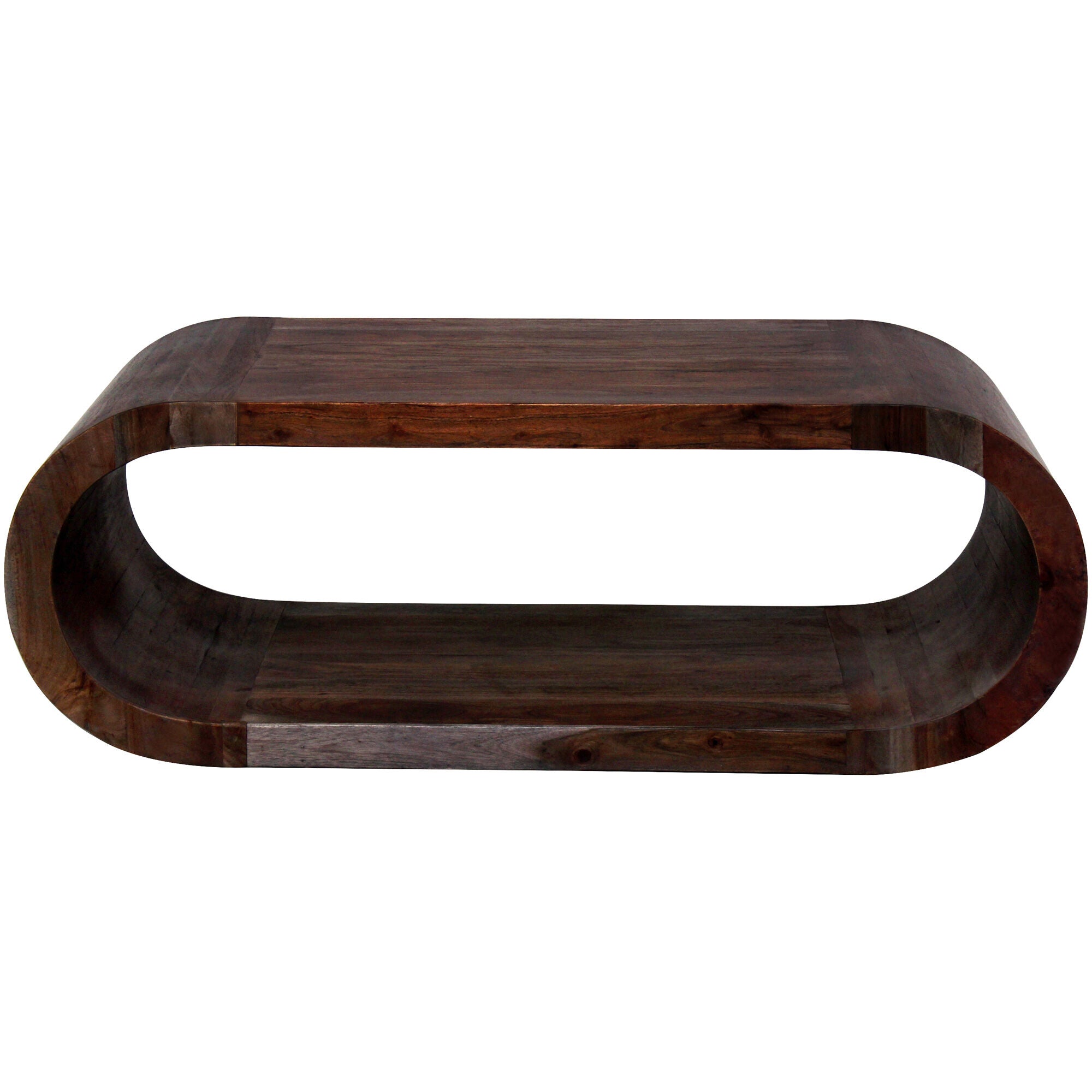 Modern Ellipse Coffee Table - Minimalist Oval Glass Top with Sturdy Metal Base for Living Room, Lounge & Office Decor - Perfect for Coffee, Books & Display