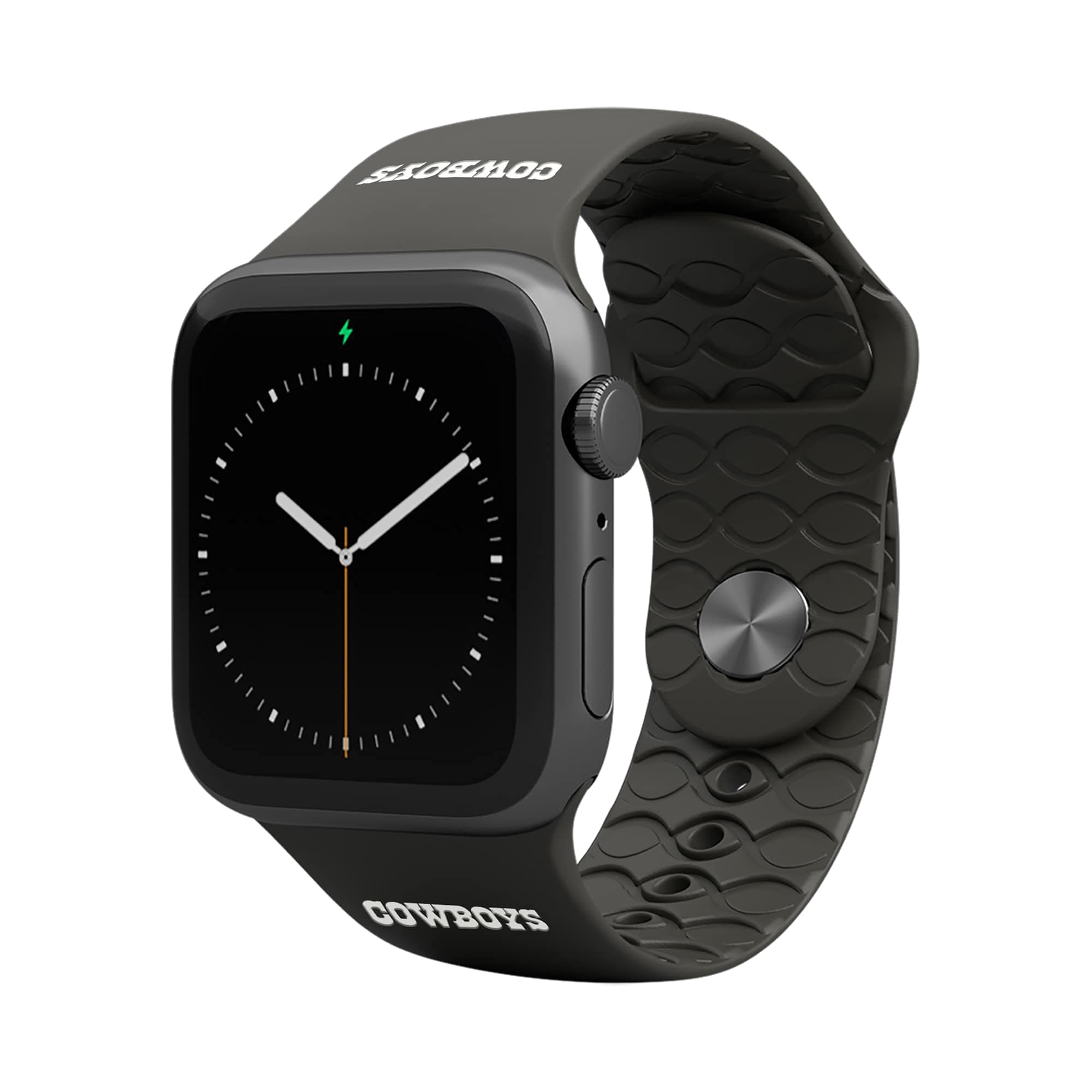 Groove Life NFL 38mm & 40mm Engraved Silicone Watch Band for Apple Watch - Officially Licensed Team Designs - Perfect for Game Day, Workouts & Everyday Wear