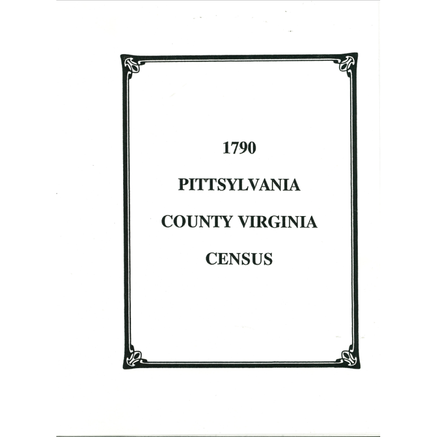 1790 Pittsylvania County Virginia Census Records - Genealogy & Family History Research for Ancestral Search