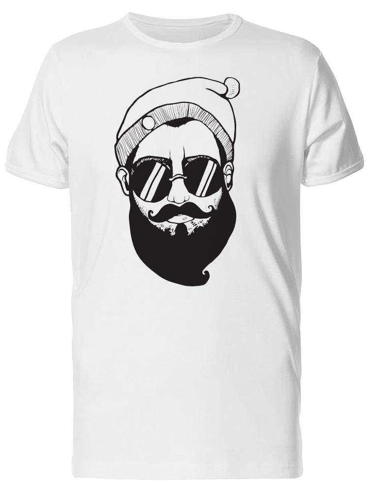 Smartprints Modern Hipster Bearded Man Graphic T-Shirt for Men - Trendy Casual Tee for Streetwear & Urban Fashion