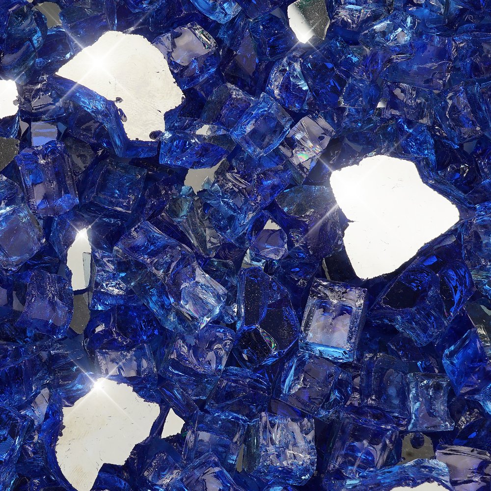 20lb Fire Glass for Fire Pit - 1/2