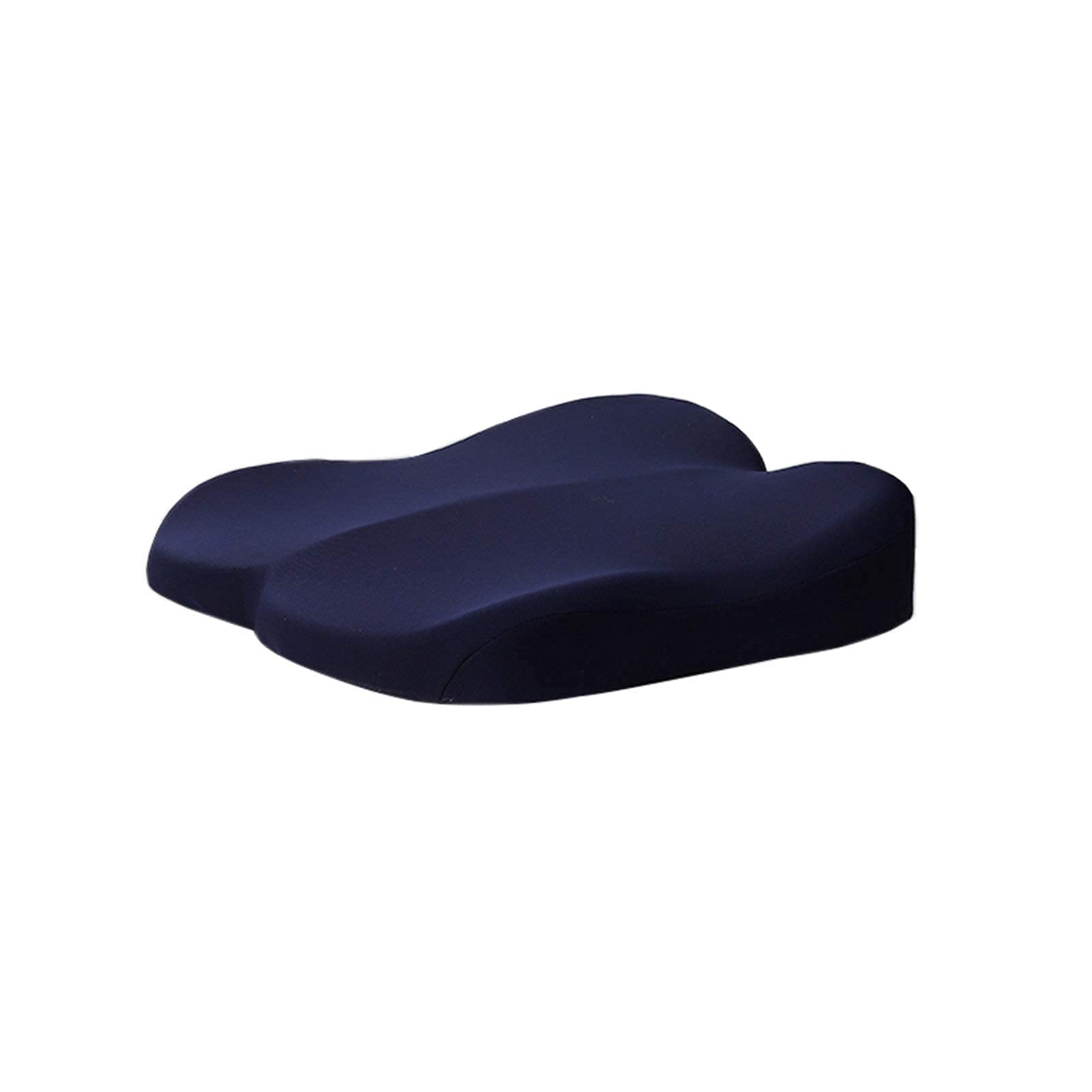 Erddcbb Orthopedic Seat Cushion for Office & Student Chairs - Blue Memory Foam Pillow for Back Pain Relief & Hemorrhoid Support | Perfect for Home, Work, and Study
