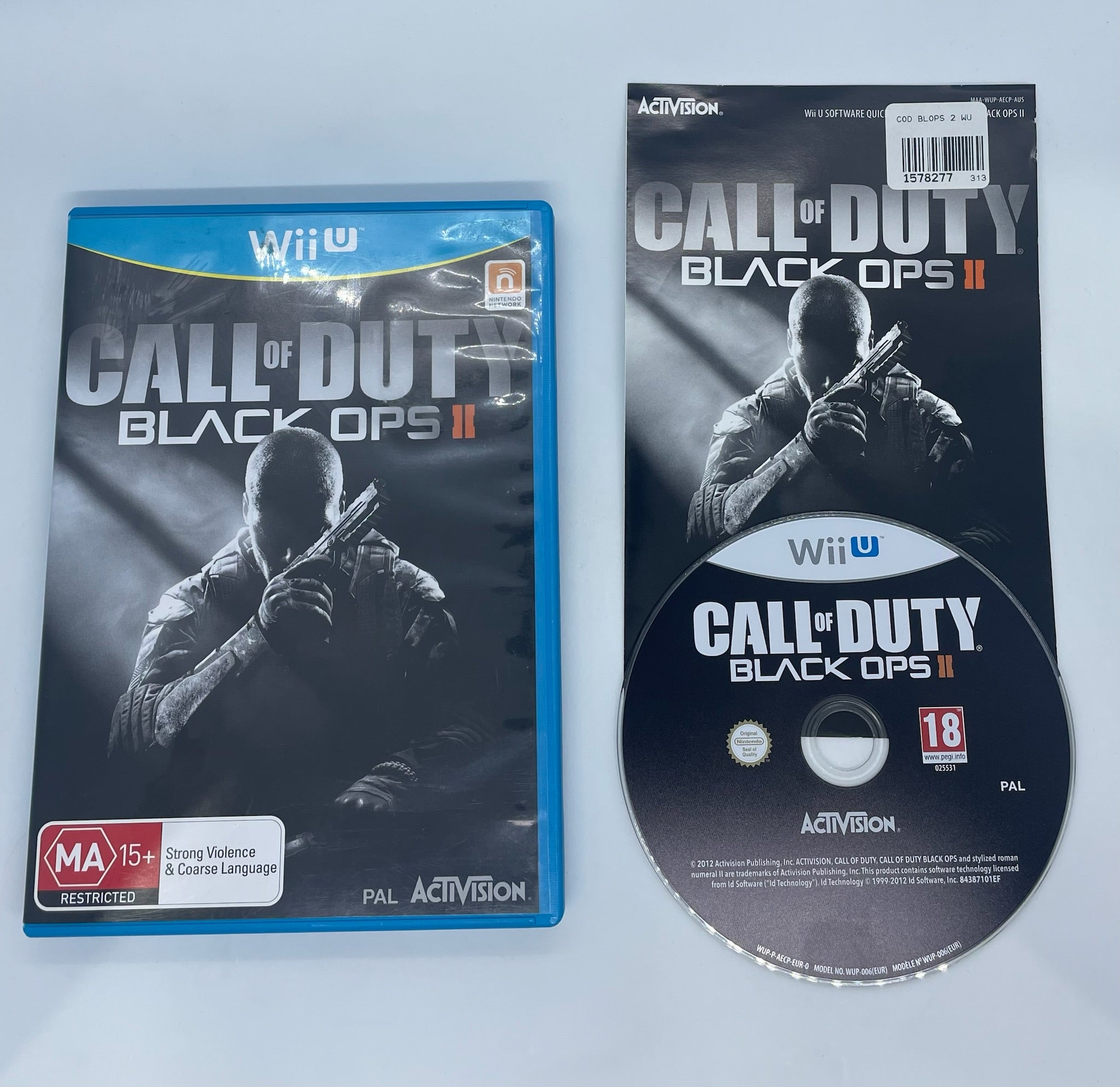 Call of Duty Black Ops II for Nintendo Wii U - Complete Game with Manual (PAL Version) | First-Person Shooter Action Game for Home Entertainment & Multiplayer Battles