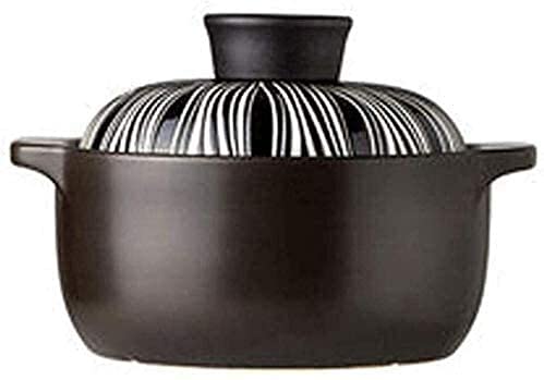 NC Clay Pot for Cooking – High-Temperature Resistant Terracotta Casserole & Stew Pot – Even Heat Distribution – 3L & 4L Capacity – Perfect for Slow Cooking, Soups, and Traditional Stews
