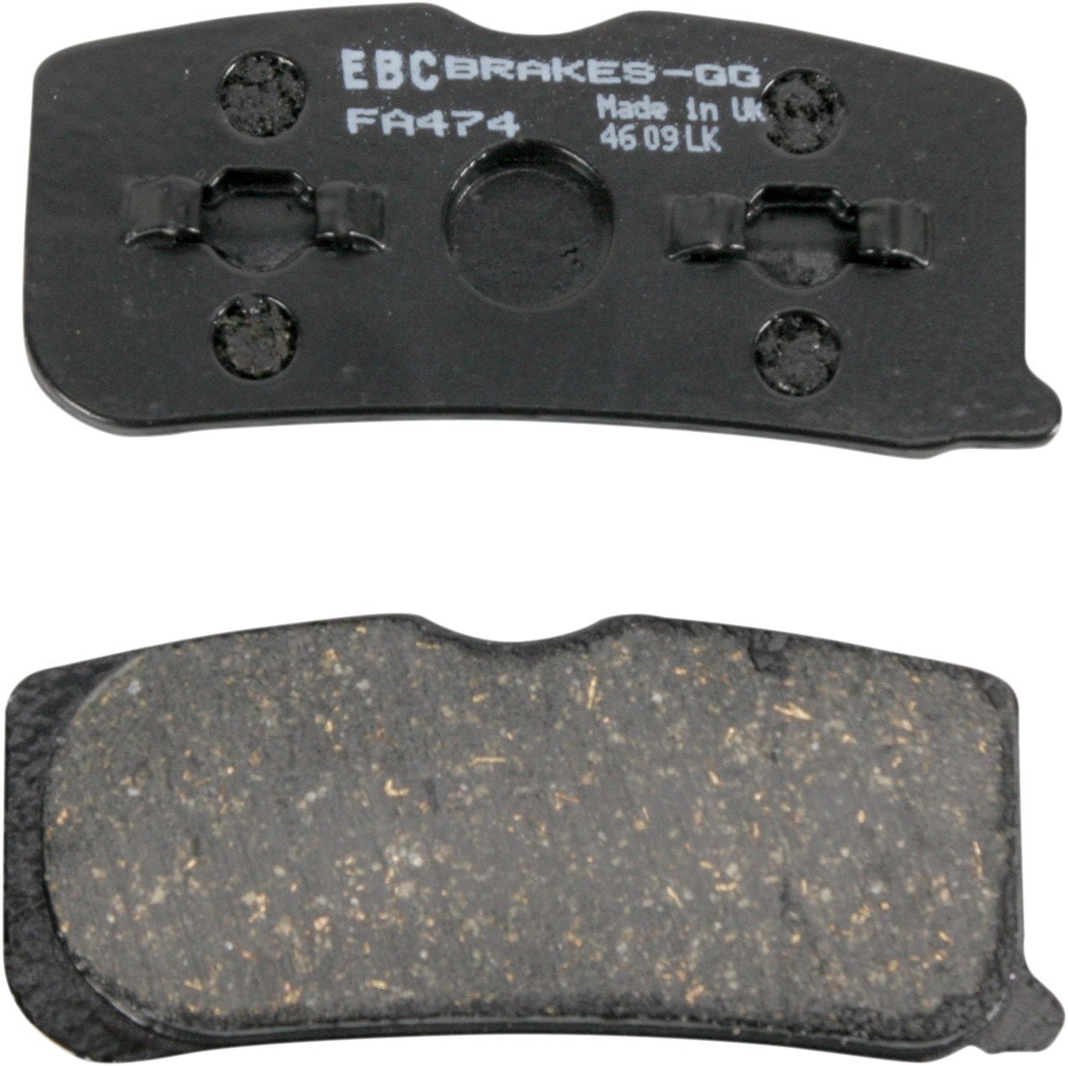 EBC Brakes FA474 Organic Brake Pads - High Performance Braking for Cars, Trucks & SUVs | Perfect for Daily Commuting & Mountain Driving