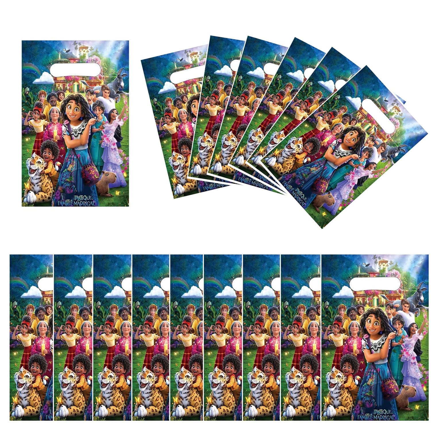 HUHUKLK 30 Pack Magic Girl Gift Bags - Birthday Party Decorations, Candy Favor Bags for Kids, Party Supplies - Perfect for Birthday Celebrations, Baby Showers & Themed Events