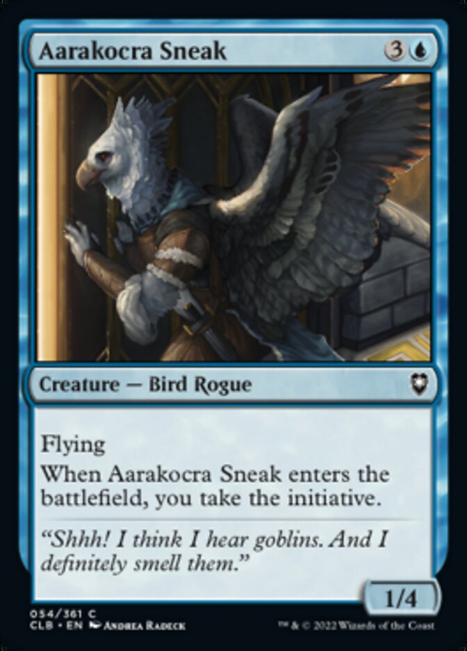 Aarakocra Sneak - Commander Legends: Battle for Baldur's Gate MTG Card - Perfect for Commander Decks & D&D Themed Games