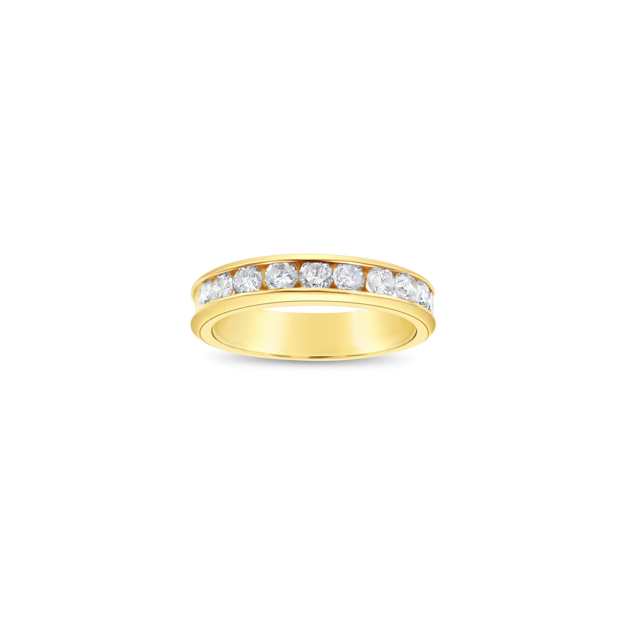4MM 1 Carat Diamond Wedding Band for Women - Elegant Solitaire Engagement Ring for Brides, Anniversaries & Special Occasions