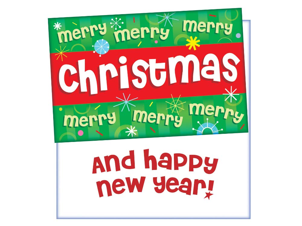 Festive Christmas Greeting Cards Set - 6 Assorted Holiday Cards with Envelopes (Merry Christmas Collection) for Holiday Wishes, Office Gifts & Family Celebrations