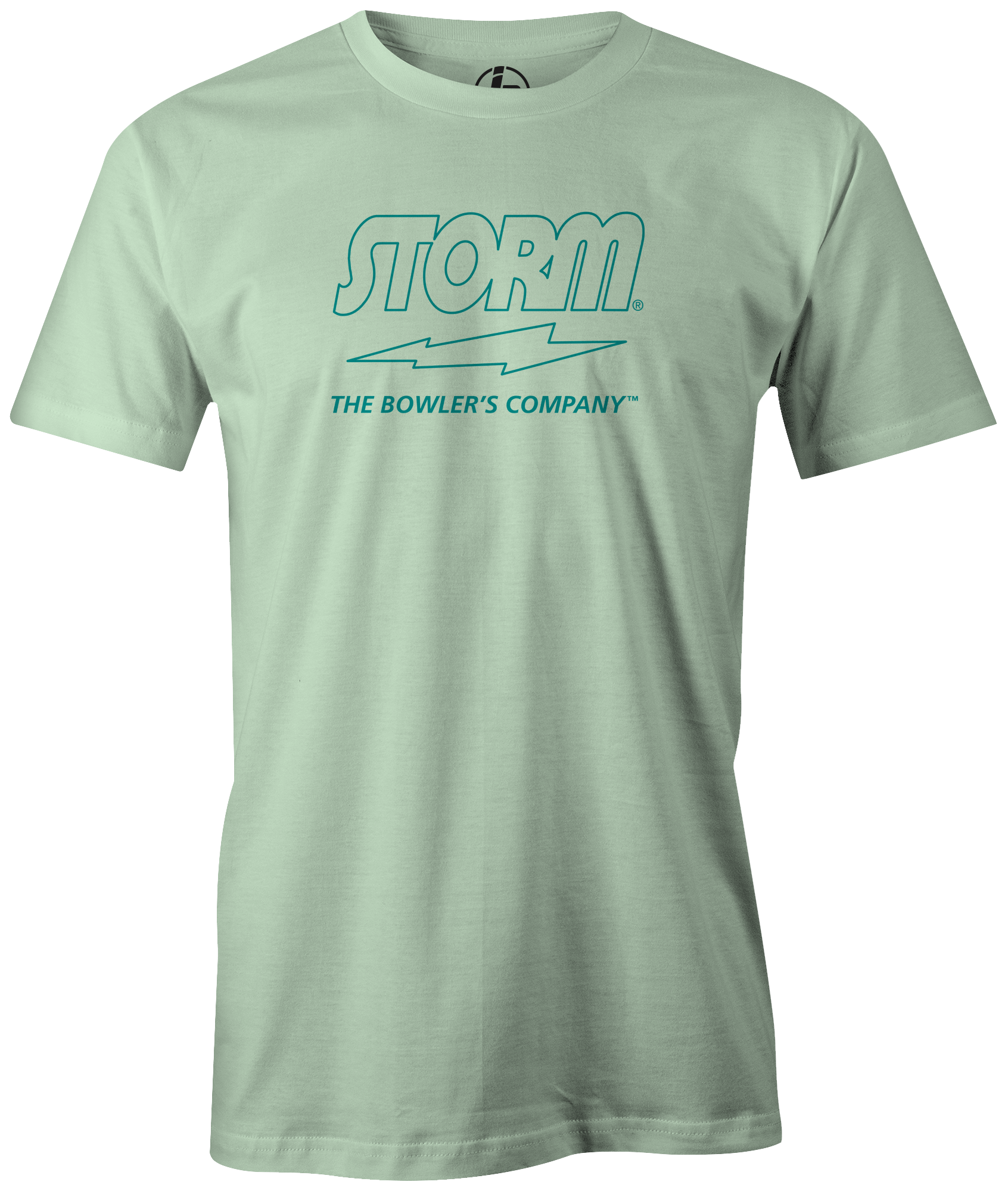 Storm The Bowler's Company Teal Outline Bowling Shirt - Comfortable & Stylish for Bowling Leagues, Tournaments & Casual Wear