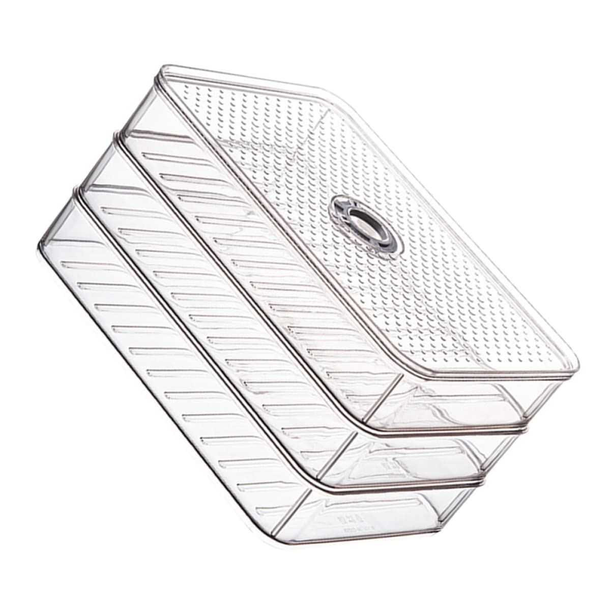 Homoyoyo Egg Container & Food Storage Bins - Multi-Layer Refrigerator Organizer for Vegetables, Fruits & Freezer Storage | Perfect for Kitchen, Pantry & Meal Prep Organization