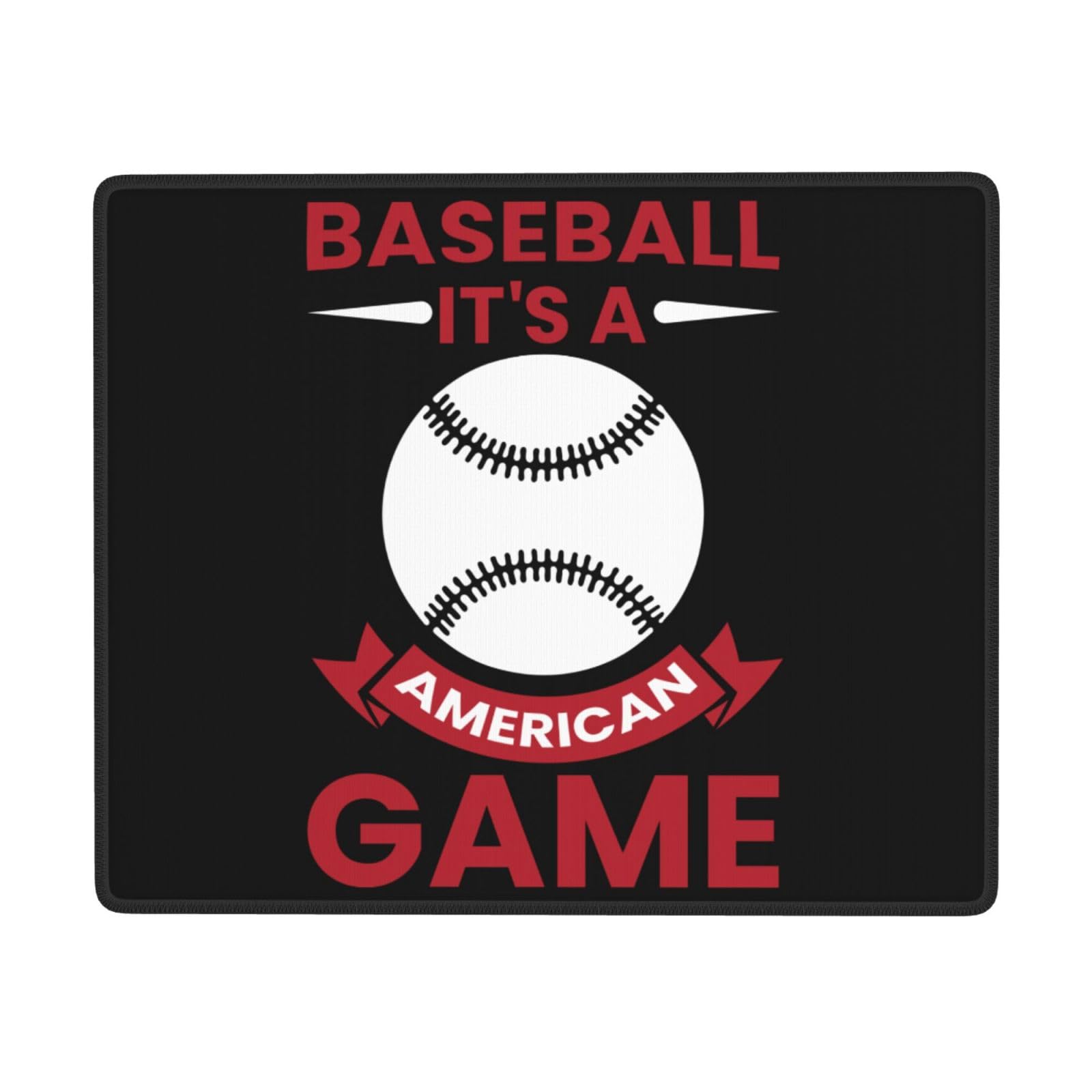 SIYTUAU American Baseball Game Mouse Pad - Waterproof, Non-Slip Rubber Mousepad for Laptop & Office (7x9 inches) - Perfect for Gaming, Work & Home Use