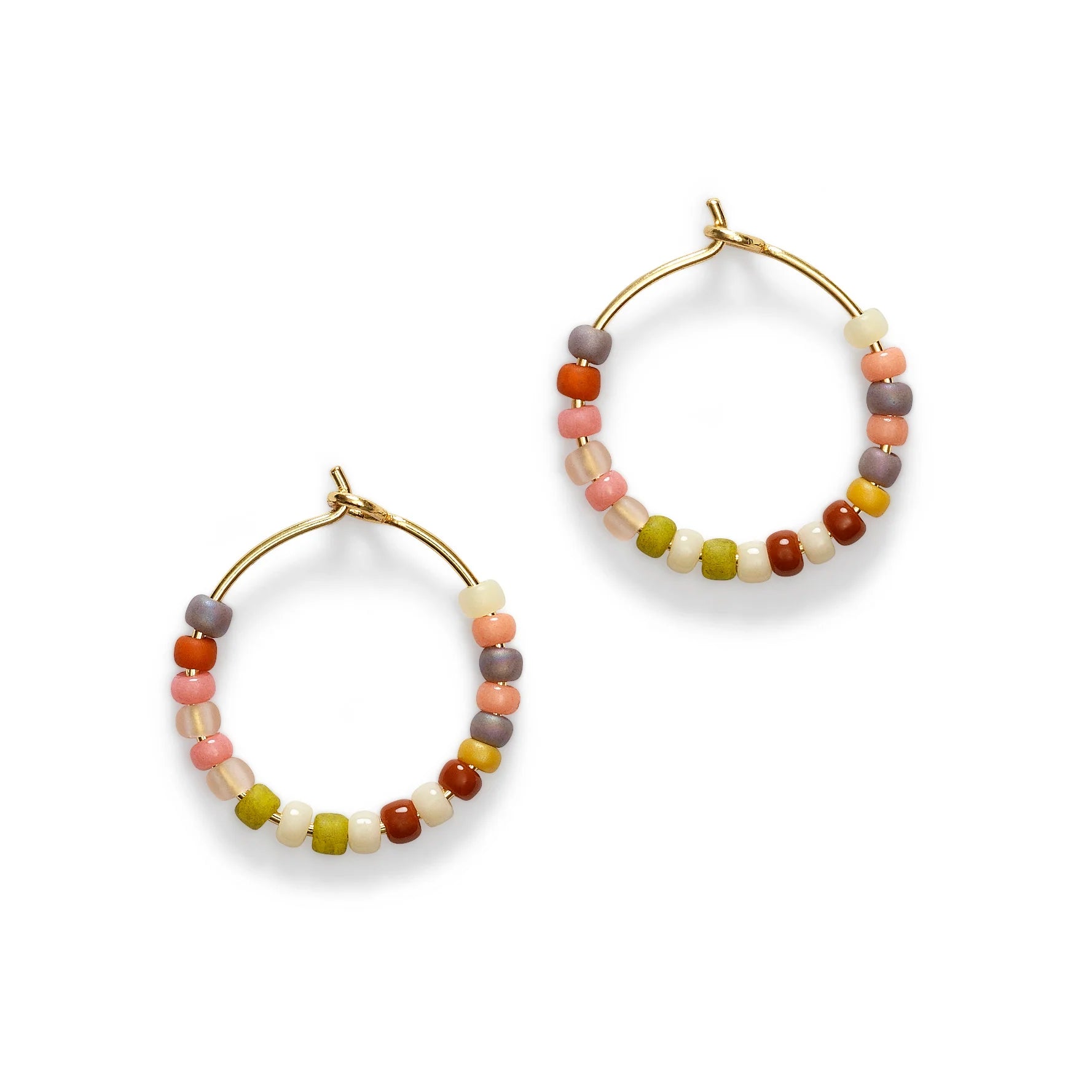 Echo Beach Hoop Earrings for Women - Lightweight Dangle Hoops with Secure Latch - Perfect for Summer, Vacation, Beach Parties & Everyday Wear