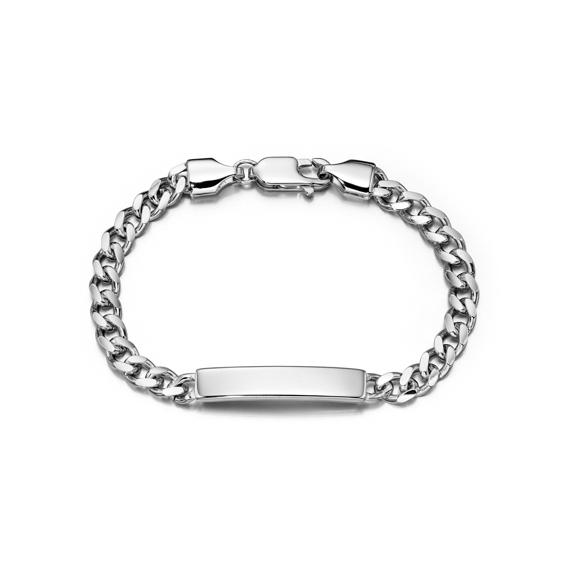 Bailey Boys Curb ID Bracelet for Kids - Stainless Steel Adjustable Chain Link Bracelet for Boys - Perfect for School, Gifts & Everyday Wear