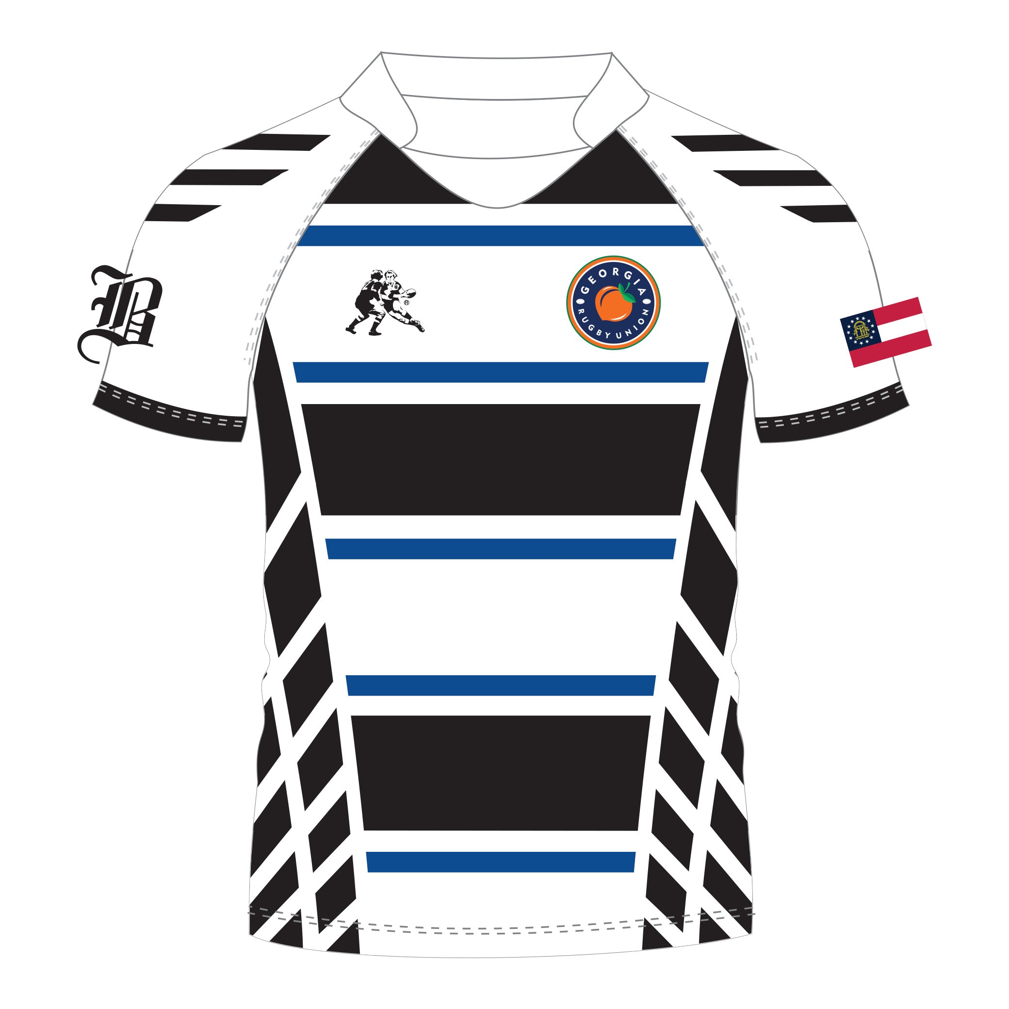 GRU Barbarians Rugby Club Jersey - Official Match Jersey for Rugby Fans - Perfect for Games, Training & Fan Support