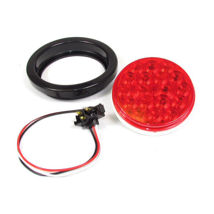 Fortpro 4 Round LED Light with 18 LEDs - Bright Energy-Efficient Lighting for Home, Garage, Workshop, and Outdoor Use