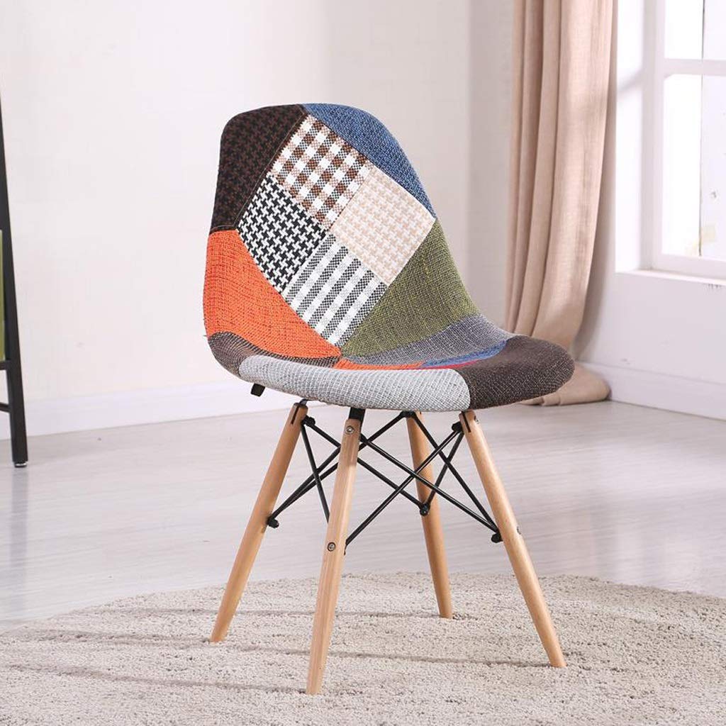 Stylish Modern Dining Chair - Restaurant, Bar, Home, Office, Makeup & Computer Desk Chair with Backrest - Comfortable Armchair for Business Reception (Gray) - Perfect for Dining Rooms, Cafes, Salons & Workspaces