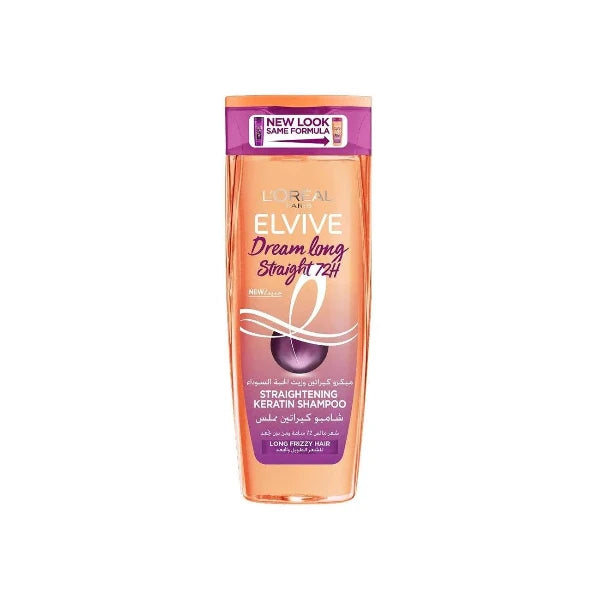 L'Oréal Paris Elvive Dream Long Shampoo for Straight Hair - Sulfate Free Hair Care for Long, Smooth & Silky Hair - Perfect for Daily Use & Salon-Like Results at Home