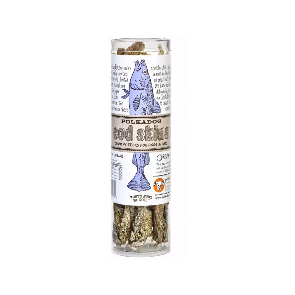 Premium Cod Skin Crunchy Sticks - Natural Dog & Cat Treats for Training, Dental Health & Rewards - High-Protein, Grain-Free Snacks for Pets