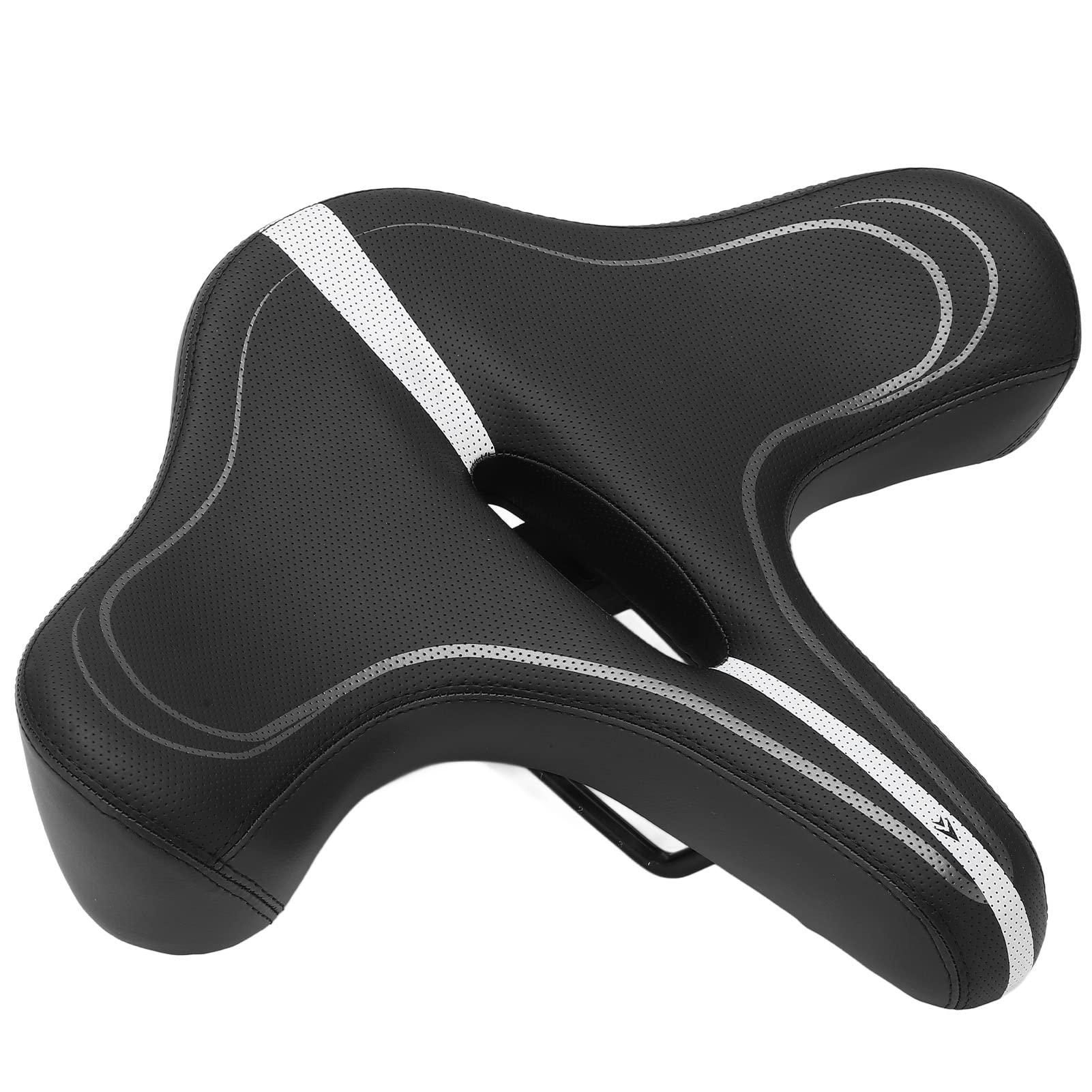 VGEBY Comfortable Bike Seat Cushion - Wide Hollow Ventilation Shock Absorbing Thickened Bicycle Saddle for Mountain & Road Bikes | Perfect for Long-Distance Cycling & Commuting