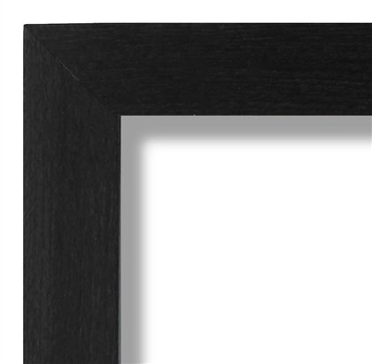 4x10 Inch Black Colombian Coffee MDF Wood Composite Picture Frame - 1.5 Inch Flat Profile for Wall Art, Posters & Photos | Perfect for Home, Office & Gallery Decor