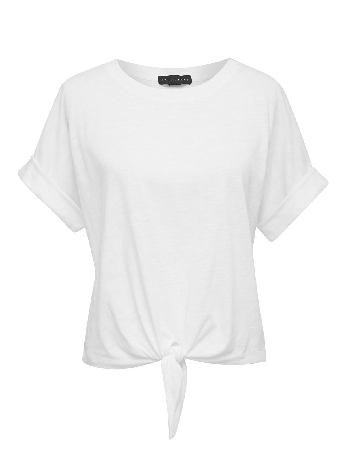 All Day Comfort Tie-Dye T-Shirt for Women - Soft White Cotton Tee - Perfect for Casual Wear, Yoga & Everyday Outfits