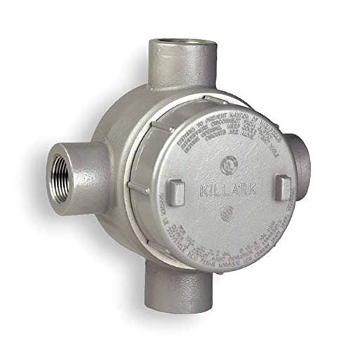 1/2 Inch Iron Conduit Outlet Body - Heavy Duty Electrical Conduit Fitting for Commercial & Industrial Wiring Applications
