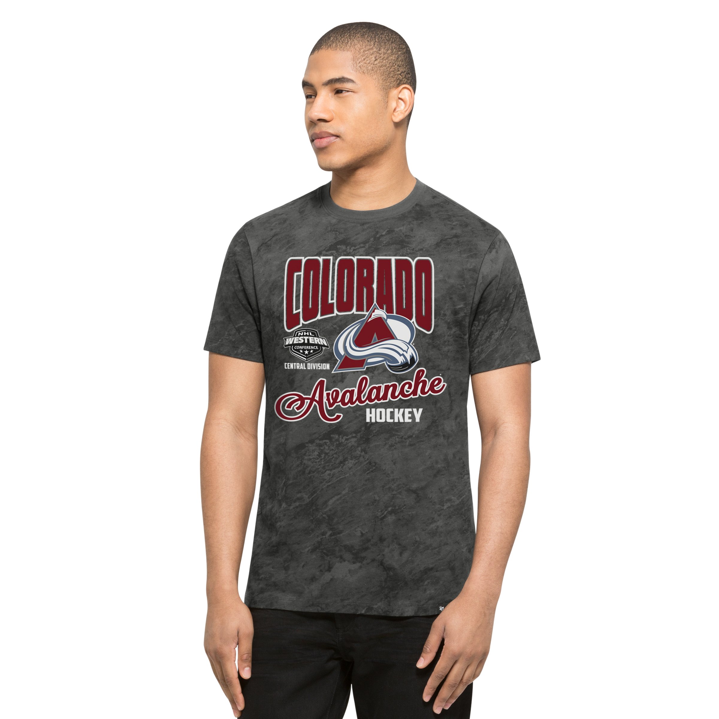 47 NHL Men's Bankshot Tee - Official Licensed Hockey Shirt for Fans - Comfortable Cotton Jersey for Game Day, Casual Wear & Sports Events