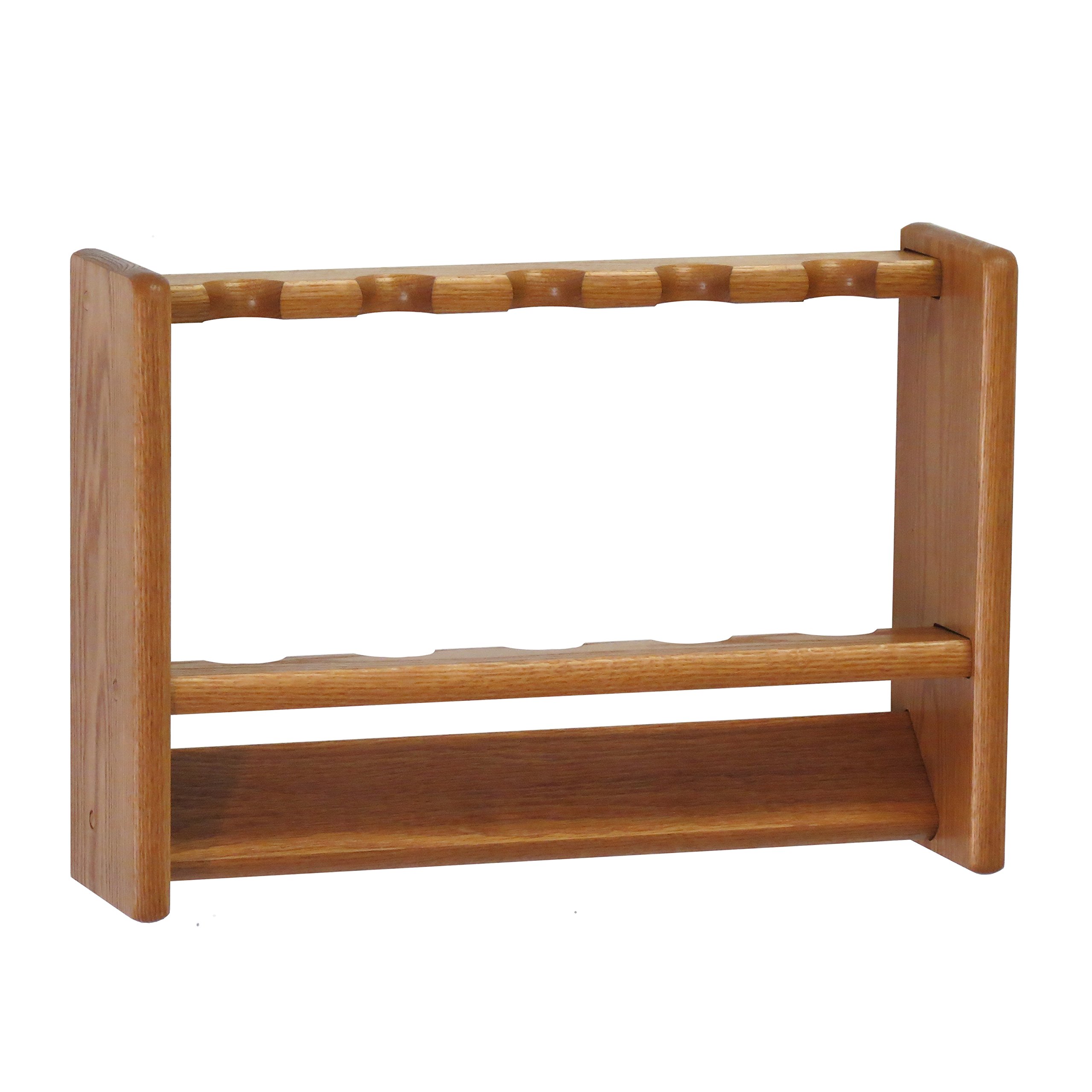 FixtureDisplays® 5-Slot Wall Mounted Pool Cue Rack - Heavy Duty Billiard Cue Holder for Home Game Rooms & Bars (Model 1040198-NF) - Perfect for Organizing Cues in Basements, Man Caves & Pool Halls