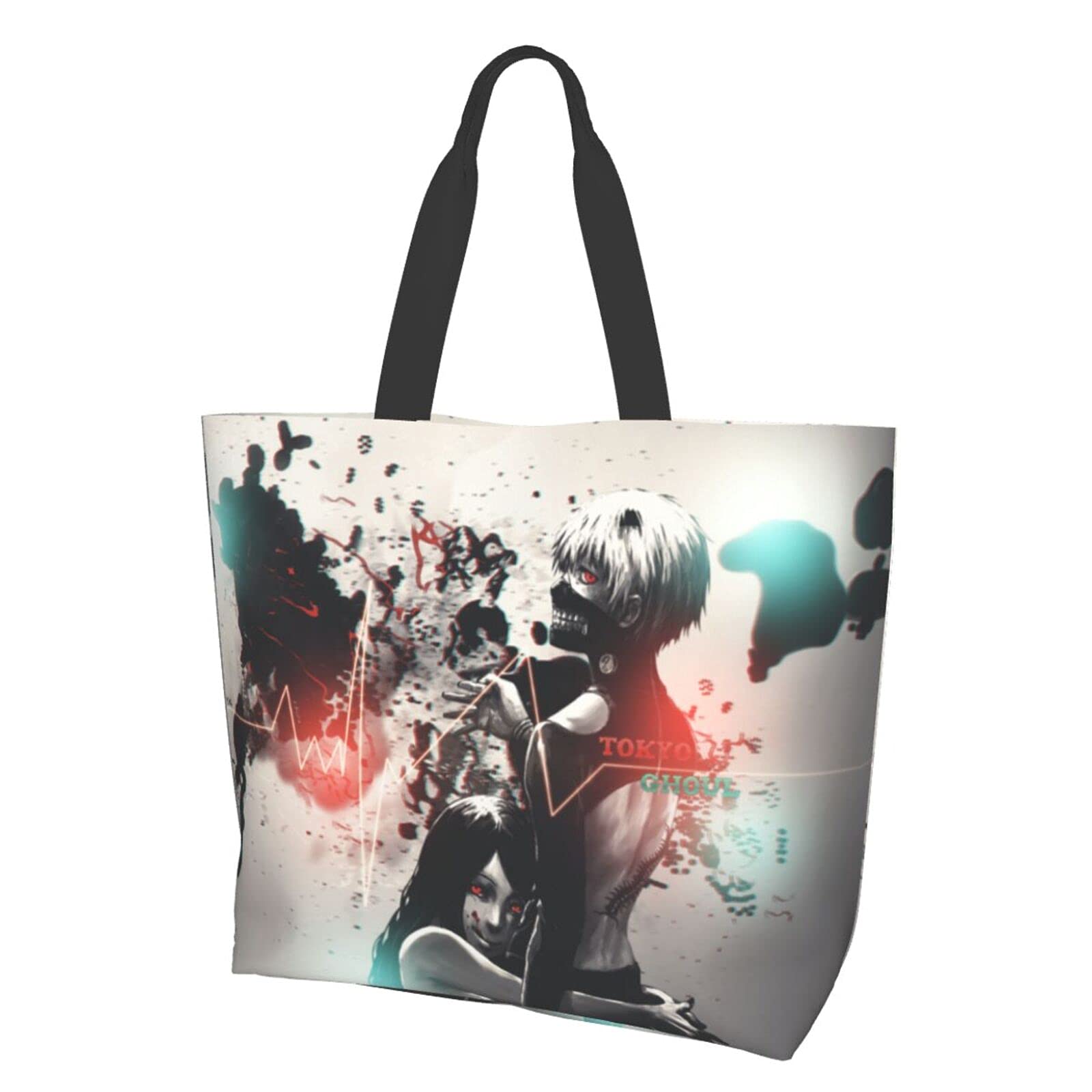 Tokyo Ghoul Anime Women's Shoulder Bag - Large Capacity Fashion Tote & Messenger Purse for Cosplay, School, Work & Travel