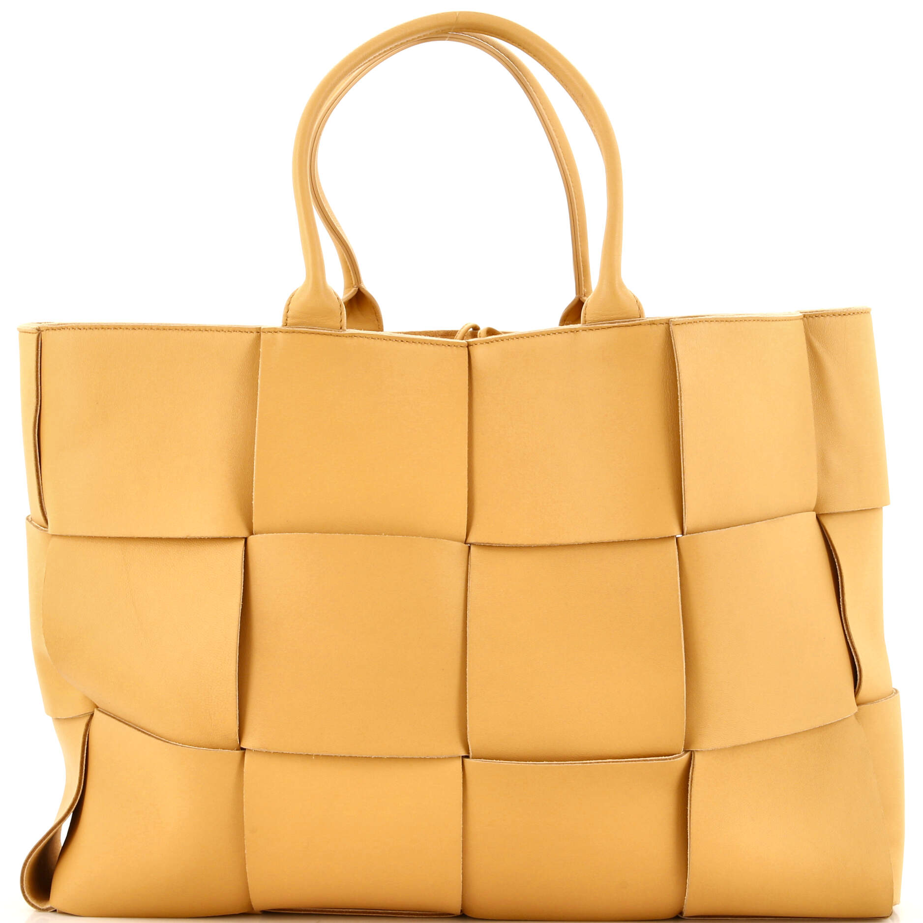 Arco Tote Maxi Intrecciato Leather Large Bag - Premium Woven Leather Handbag for Women - Perfect for Work, Travel & Everyday Use