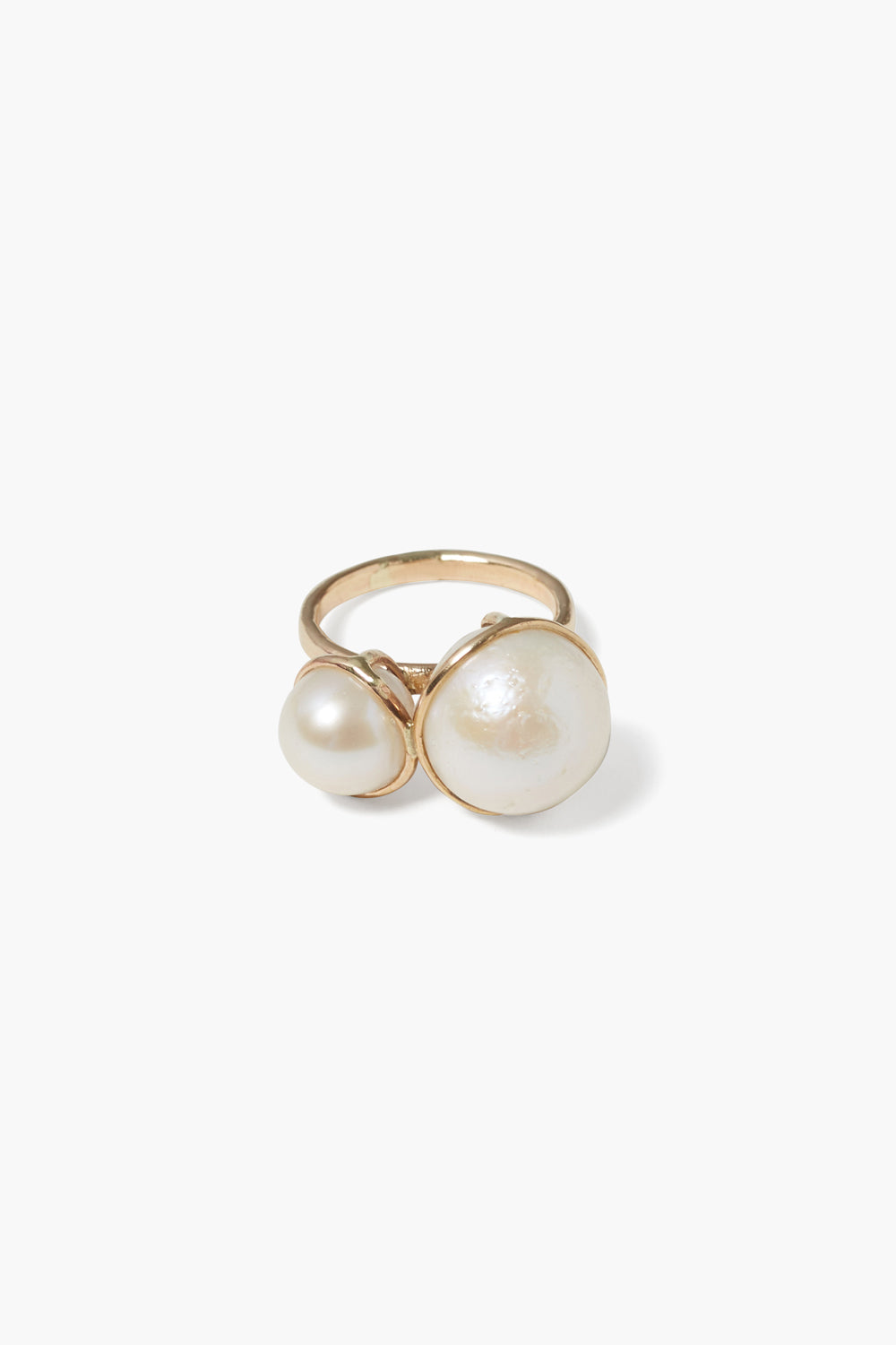 14K Gold Phoebe Ring with White Pearl - Elegant Jewelry for Women, Perfect for Weddings, Parties & Everyday Wear